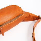 Women's Leather Fanny Pack Crossbody Leather Cross Body Fanny Pack 