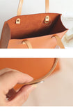 Full Grain Leather Tote Tan Genuine Leather Tote Structured Leather Tote Bag Womens - Annie Jewel