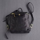 Genuine Leather Backpack Womens Small Leather Rucksack Womens 