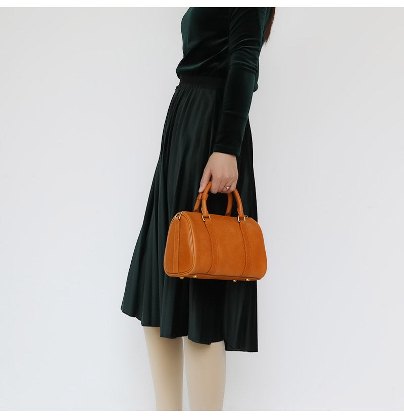 70's USA製 Leather mini boston bag 70´s USA製 Leather mini boston bag