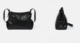 Genuine Leather black Hobo Bag Leather Bag Hobo Bag black Leather For Womens - Annie Jewel