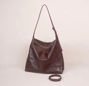 Genuine Leather Brown Hobo Bag Leather Bag Hobo Bag Brown Leather For Womens