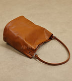 Genuine Leather Brown Hobo Bag Brown Hobo Leather Bag Hobo Bag Brown Leather For Womens 
