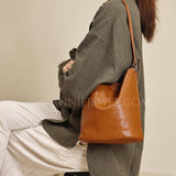 Genuine Leather Brown Hobo Bag Brown Hobo Leather Bag Hobo Bag Brown Leather For Womens 