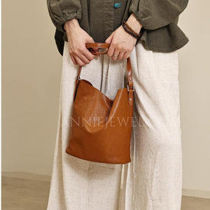 Genuine Leather Brown Hobo Bag Brown Hobo Leather Bag Hobo Bag Brown Leather For Womens 