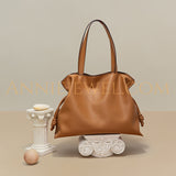 Brown Leather Bucket Tote Bag Medium Black Tote Womens
