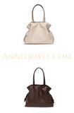 Brown Leather Bucket Tote Bag Medium Black Tote Womens