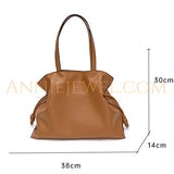 Brown Leather Bucket Tote Bag Medium Black Tote Womens