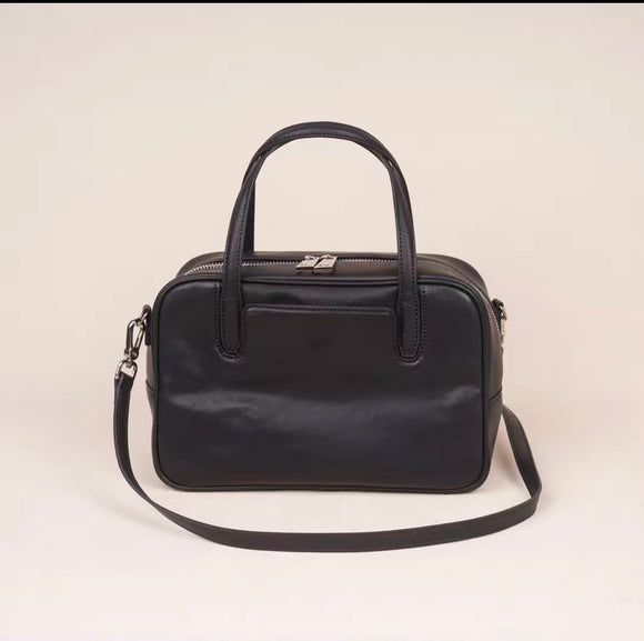 Women's Dome Satchel Handbag black Dome Satchel Crossbody Dome Satchel Purse - Annie Jewel