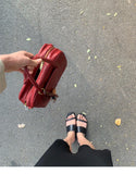 Genuine Leather Dome Bag Dome Leather Crossbody Bag Dome Shaped Leather Bag - Annie Jewel