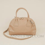 Genuine Leather Dome Satchel Handbag Women's Dome Satchel Bag - Annie Jewel