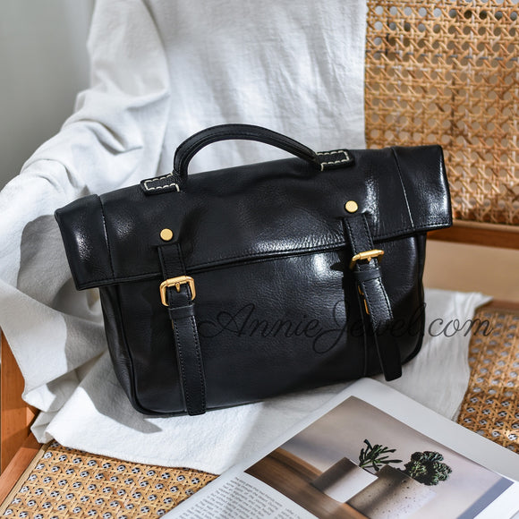 Vintage Leather Doctor Bag Top Handle Leather Doctor Bag With