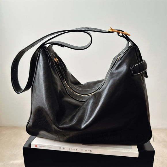 black Hobo Leather Bags For Women Leather Hobo Leather Shoulder Bag Hobo