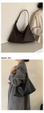 brown Leather Slouchy Hobo Bag Genuine Leather Hobo Shoulder Bags Womens