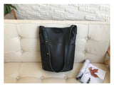 black Leather Hobo Bucket Bag Women's Leather Hobo Bags Soft Leather Hobo Purse 