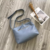 Women's Leather Hobo Bags Zip Hobo Bag blue Leather Hobo Shoulder Bag