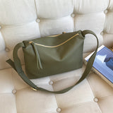 Women's Leather Hobo Bags Zip Hobo Bag olive green Leather Hobo Shoulder Bag