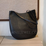 Minimalist Hobo Bag Women's Leather Hobo Bags black Genuine Leather Hobo Crossbody Bag