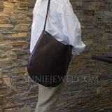 Minimalist Hobo Bag Women's Leather Hobo Bags Genuine Leather Hobo Crossbody Bag