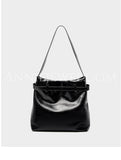 Black Leather Hobo Shoulder Bag Medium Hobo Purse Genuine Leather Hobo Purses Womens 