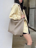 grey Leather Hobo Tote Bag Hobo Leather Tote Bag Women's Hobo Shoulder Bags 