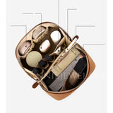 Genuine Leather Makeup Cosmetic&Toiltery Bags Purse Pouch For Womens - Annie Jewel