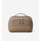 Genuine Leather Makeup Cosmetic&Toiltery Bags Purse Pouch For Womens - Annie Jewel