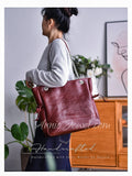 Real Leather Quilted Shoulder Bag With Chain Handle Quilted Leather Handbag Chain Strap Womens - Annie Jewel