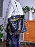Real Leather Quilted Shoulder Bag With Chain Handle Quilted Leather Handbag Chain Strap Womens - Annie Jewel