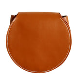 round purse leather