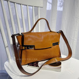 brown Satchel bag Genuine Leather Satchel Bag Crossbody Satchel Bag Womens 