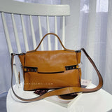 brown Satchel Handbag Leather Satchel Bag Crossbody Satchel Bag Womens 