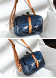 Women's blue Satchel Bag Small Satchel Crossbody Bag Satchel Small