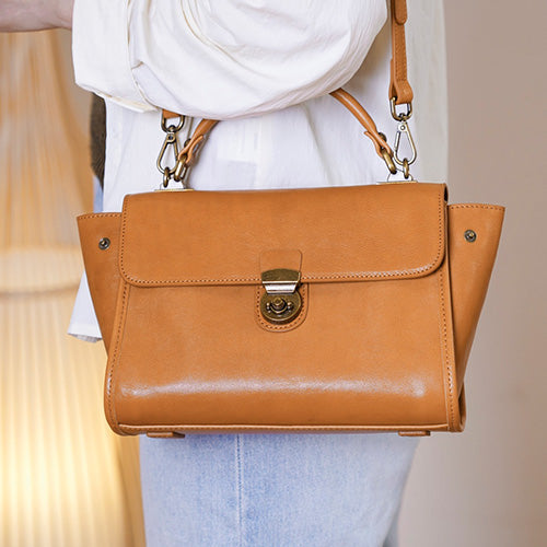 Genuine Leather Satchel Bags For Women