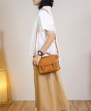 brown crossbody satchel purse