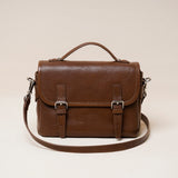 small Genuine Leather Satchel