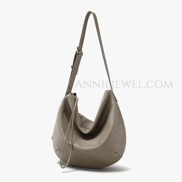 Soft Leather Slouchy Hobo Bag Hobo Leather Crossbody Bag Womens 