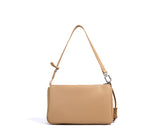 khaki Over The Shoulder Purse Genuine Leather Shoulder Bags For Women