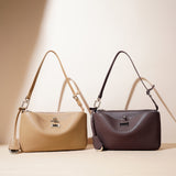 Brown Over The Shoulder Purse Genuine Leather Shoulder Bags For Women