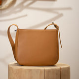 leather hobo shoulder bag