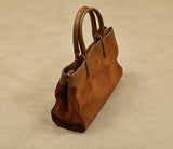 Genuine Leather Suede Tote Suede Leather Tote Bag Suede Leather Handbags Womens - Annie Jewel