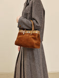 Genuine Leather Suede Tote Suede Leather Tote Bag Suede Leather Handbags Womens - Annie Jewel