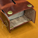 Genuine Leather Tissue Box Holder High Quality Cowhide Leather Tissue Box Holder