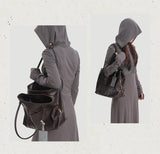 Black Leather Tote Bag Genuine Leather Tote Bag With Zipper For Womens