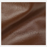 details of brown Leather Tote Bag With Zipper Soft brown Leather Purse