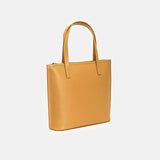 Genuine Leather Tote Handbags Orange Leather Tote Bag Medium Leather Tote Womens