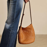tan Woven Leather Bag Leather Woven Hobo Bag Woven Leather Bags Womens