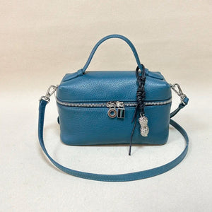 Small Leather Crossbody Bag With Zipper Genuine Leather Zipper Crossbody Bag Purse Womens - Annie Jewel