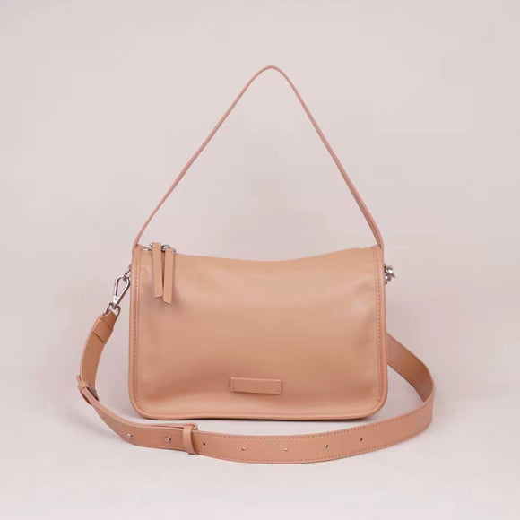 Leather Crossbody Bag With Zipper Genuine Leather Zipper Crossbody Bag Purse Womens - Annie Jewel