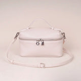 Small Leather Crossbody Bag With Zipper Genuine Leather Zipper Crossbody Bag Purse Womens - Annie Jewel